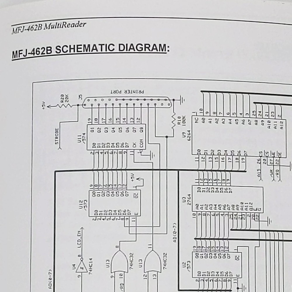 MFJ-462B MultiReader Ver. 2E Original Manual