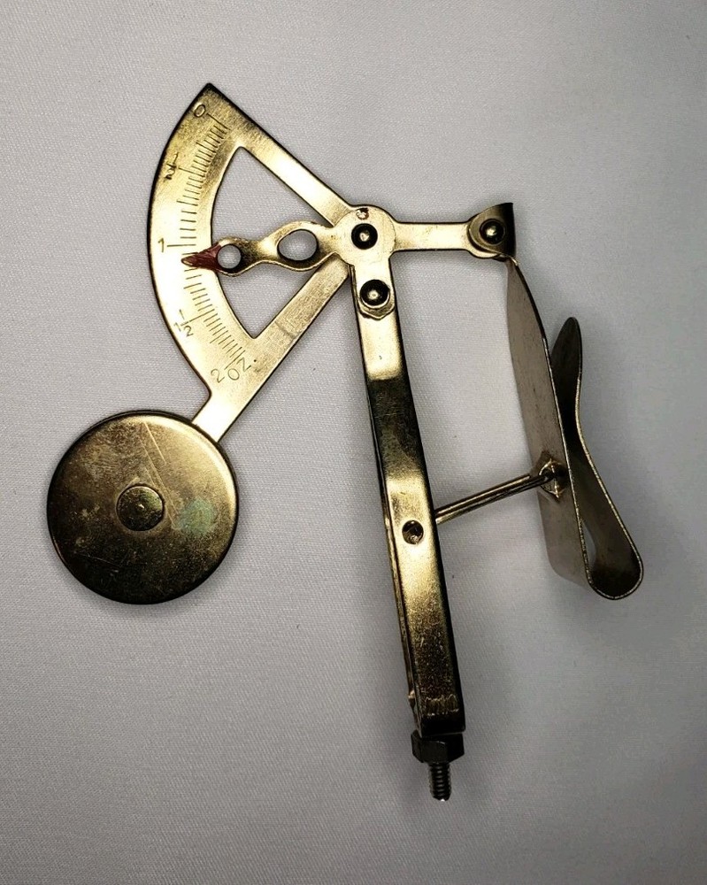 Vintage Postage Letter Scale, Japan, Missing Bottom Attachment