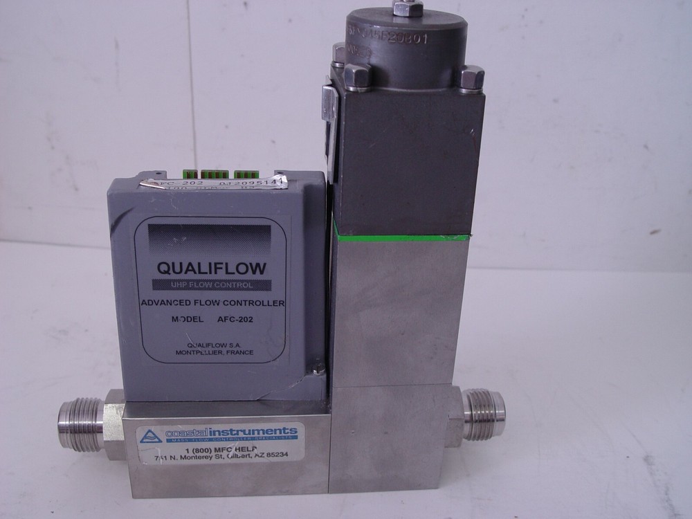 Qualiflow AFC 202 Mass Flow Controller 100SLM H2 Gas UHP