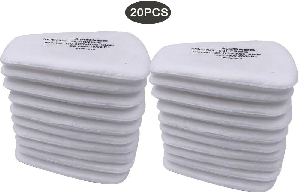 17 in1 Half Face Gas Mask Facepiece Spray Painting Respirator Safety Suit F 6200