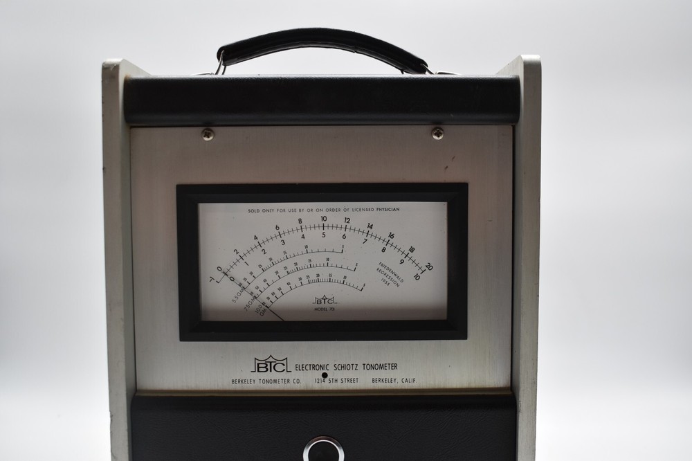 Vintage BTC Electronic Schiotz Model 701 Berkeley Tonometer