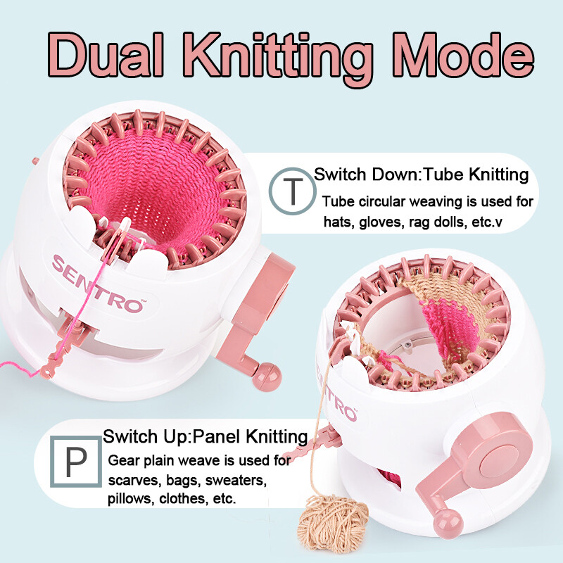 22 Needle Knitting Machine, Smart Weaving Loom Knitting Board Rotating