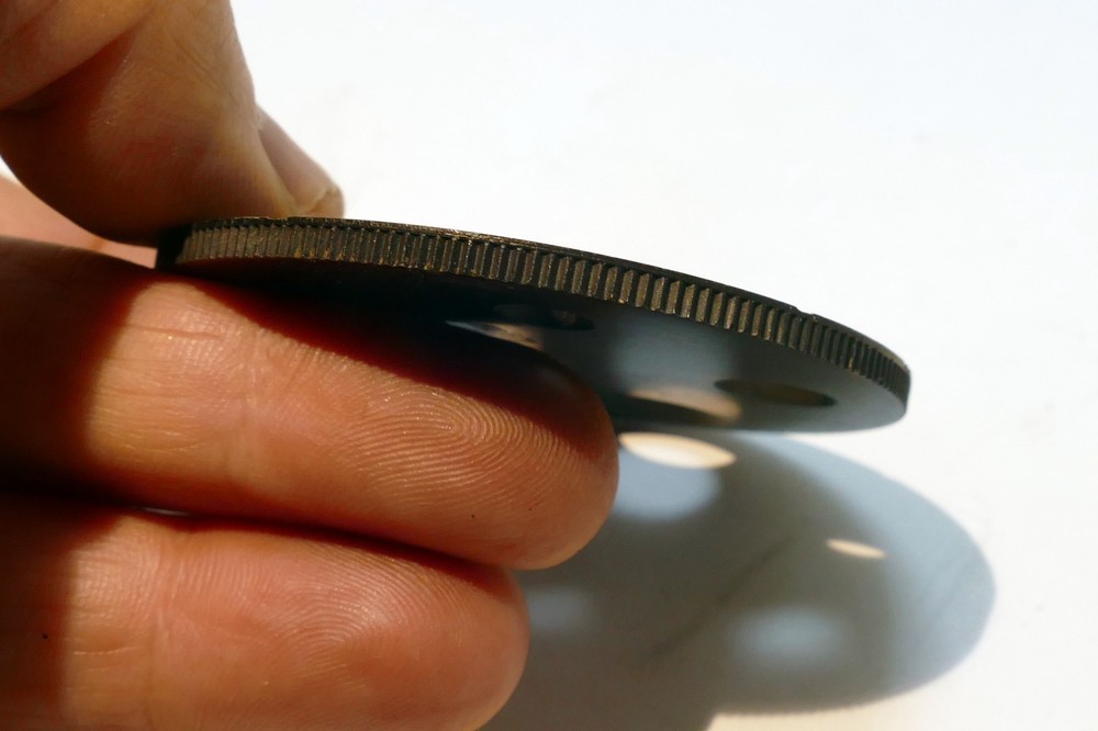 Brass Condenser Piece Microscope part antique disc