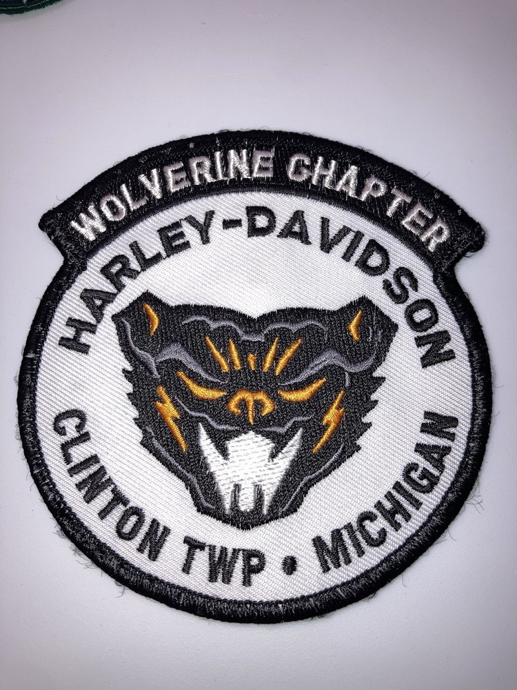 WOLVERINE CLINTON TOWNSHIP MICHIGAN HARLEY DAVIDSON PATCH