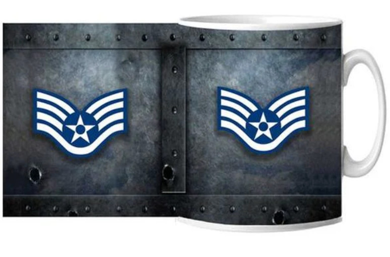 AIR FORCE STAFF SERGEANT CERAMIC MUG 15 OZ