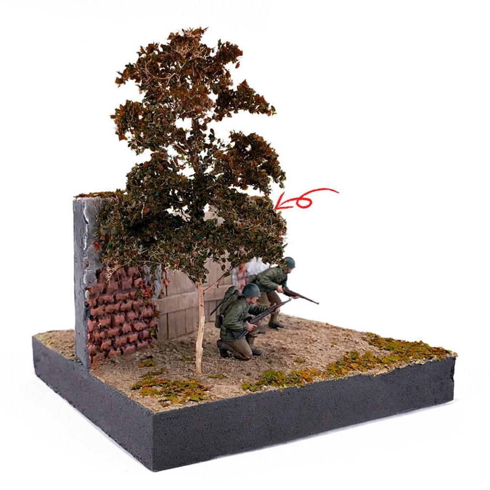 Simulation Miniature Leaves Versatile Scene DIY Craft Projects DIY Model Kit