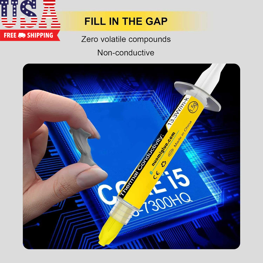 Thermal Paste 1.5G High Performance Silicon Grease Compound for CPU & Heatsink