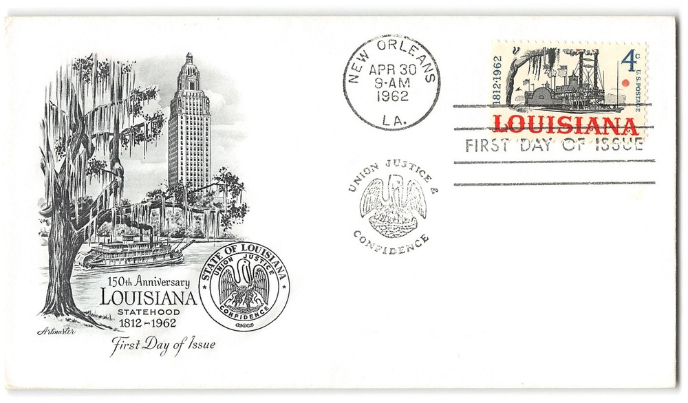 US #1197 FDC, 1962, Artmaster