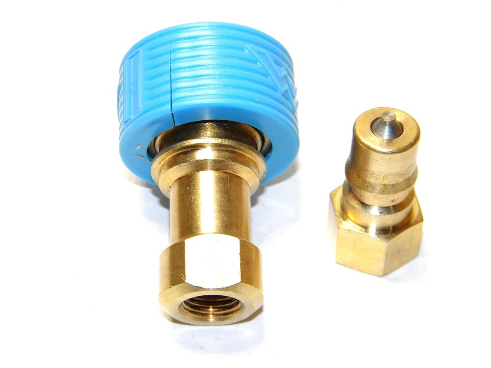 1/4" Brass Quick Disconnect W/Heat-Shield