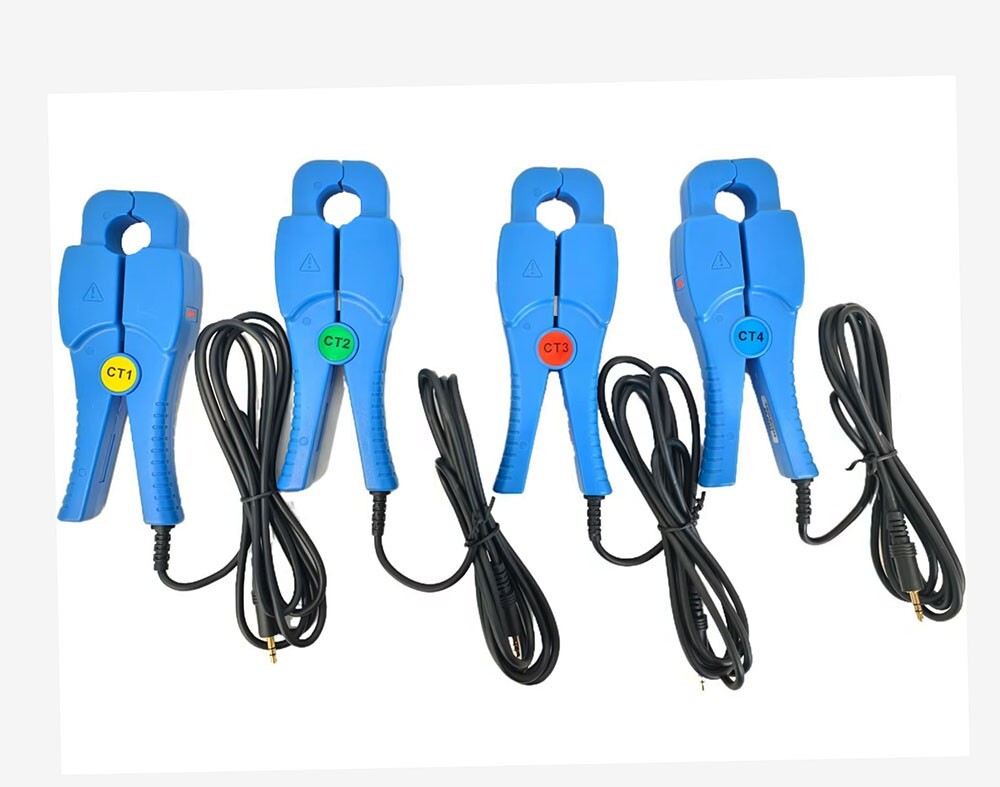 3 Phase Power Quality Analyzer Energy Quality Analyzer Current Clamp 0.10A~100A