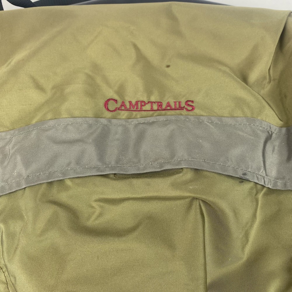 Camp Trails External Frame Hiking Backpack Size M Olive Green Gray