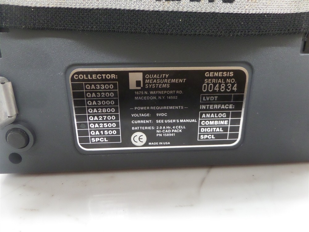 Genesis QA2500 Gage System Data Collector
