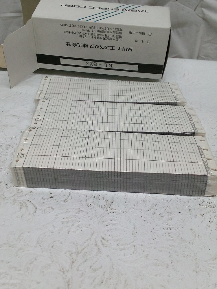 Tabai Espec Corp Chart Paper Model EL - 05053