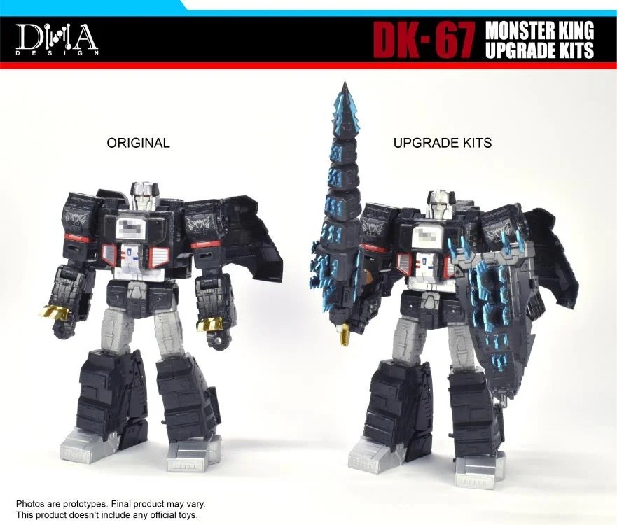DK-67G for Megatron Type Godzilla Synergenex | DNA Design