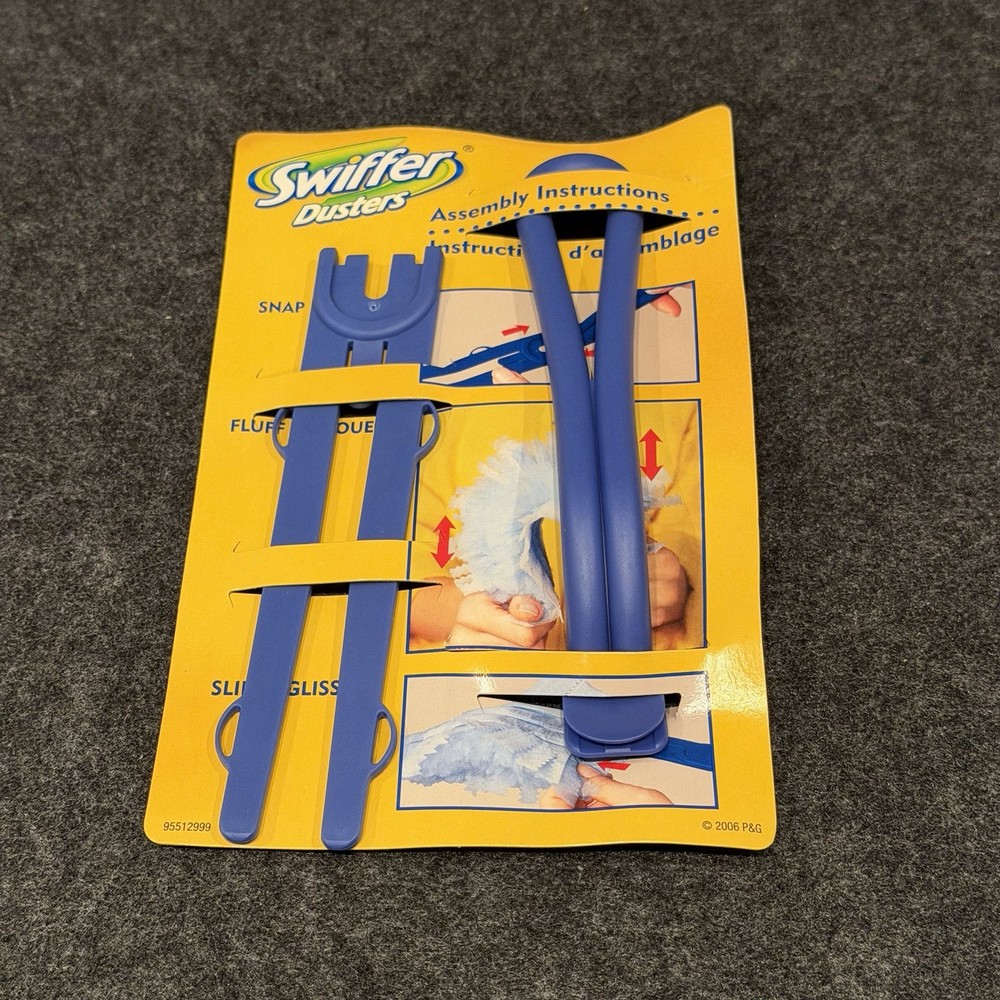 Vintage 2006 Style Swiffer Duster Handle Replacement Duster Handle Short Handle