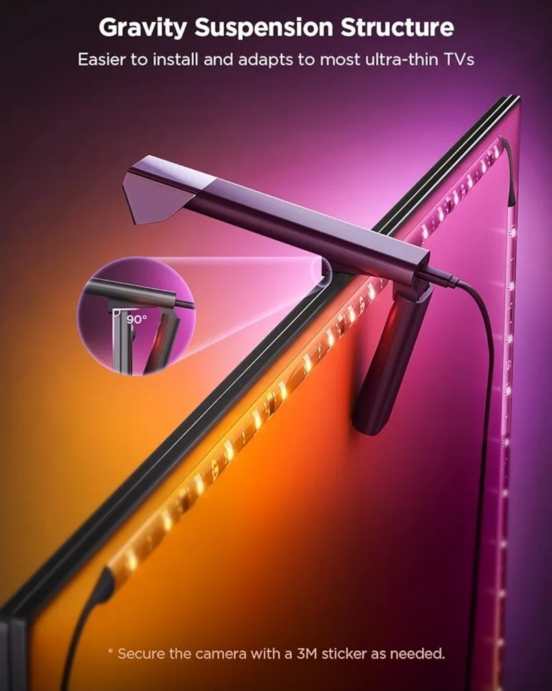 Govee TV Backlight 3 Lite with Fish-Eye Correction Function Sync 75-85" TVs