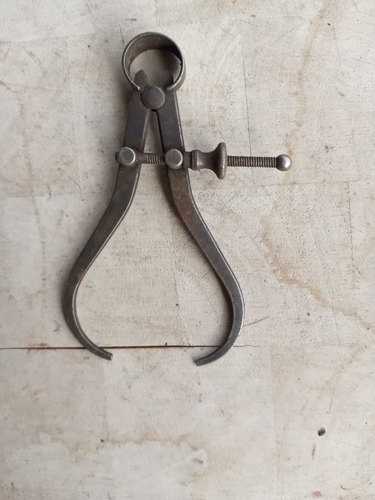 Vtg 4 Starrett Spring Type Outside/Inside Caliper/Divider Quick Spring Nut