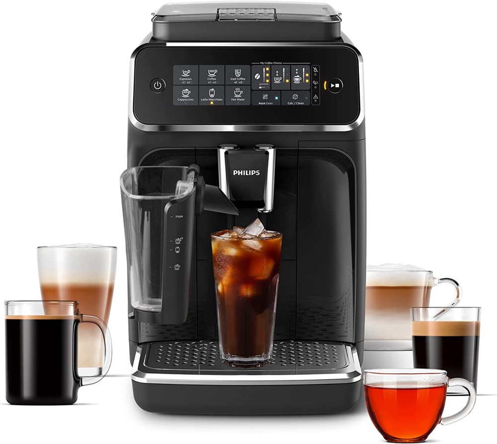 Philips 3200 LatteGo Iced Coffee Automatic Espresso Machine, Black (Grade B)
