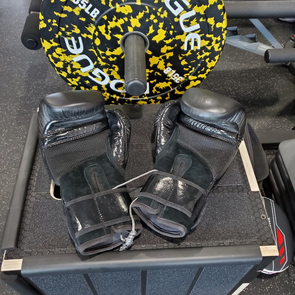 Title Boxing Black Blast Hook and Loop Training Gloves - Black