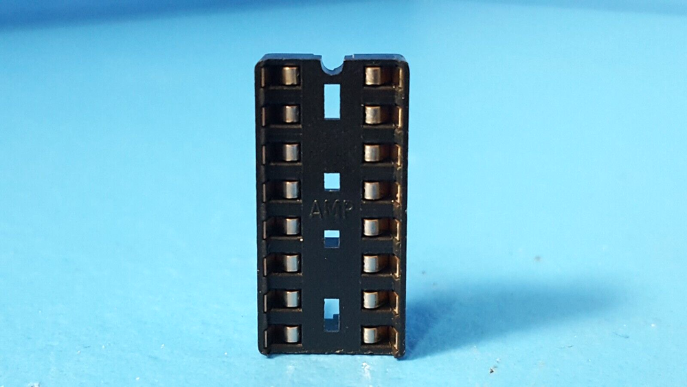 (4 Pieces) IC Socket, 2-640358-4, TE, 16 contact