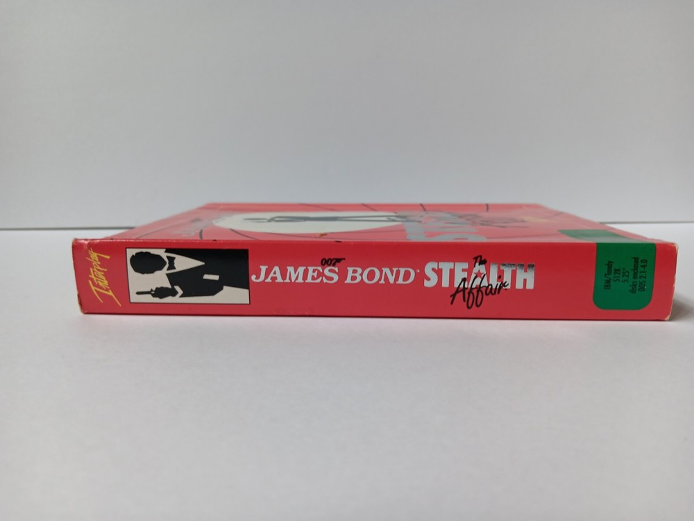 IBM/Tandy James Bond The Stealth Affair Computer Game Software UNTESTED