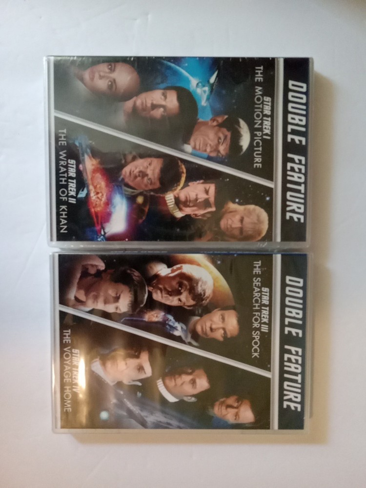 Star Trek Double Features I-IV Sealed