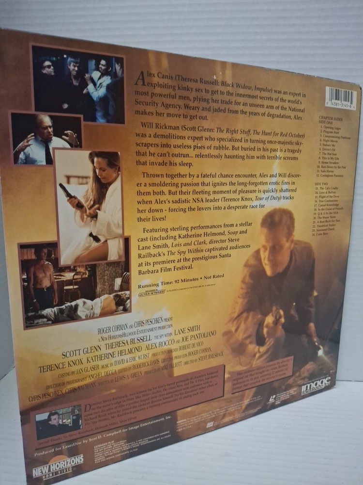 The Spy Within (LASERDISC, 1995) Scott Glenn,gr