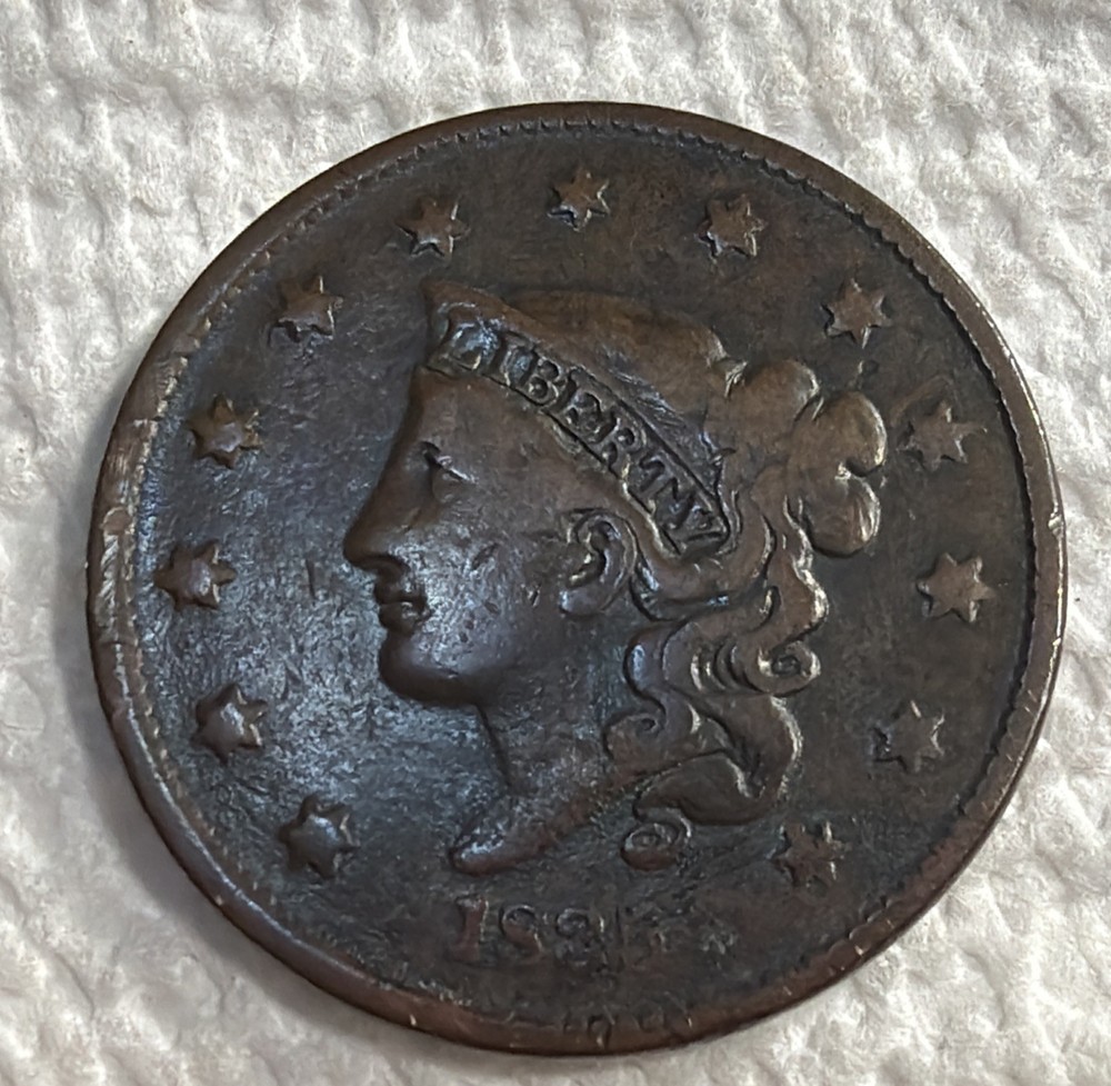 US 1835 Matron Head Large Cent **