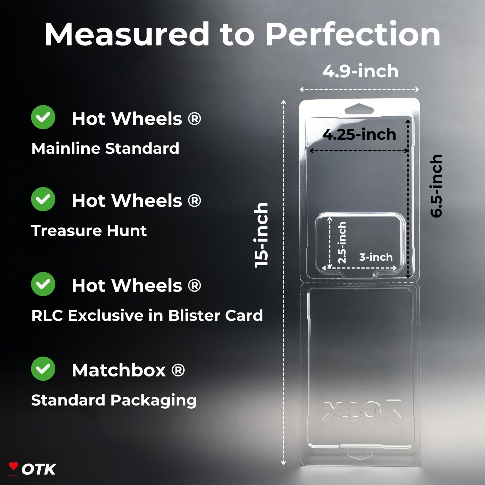 48-Pack Mainline Standard Protector Case Storage for Hot Wheels and Matchbox