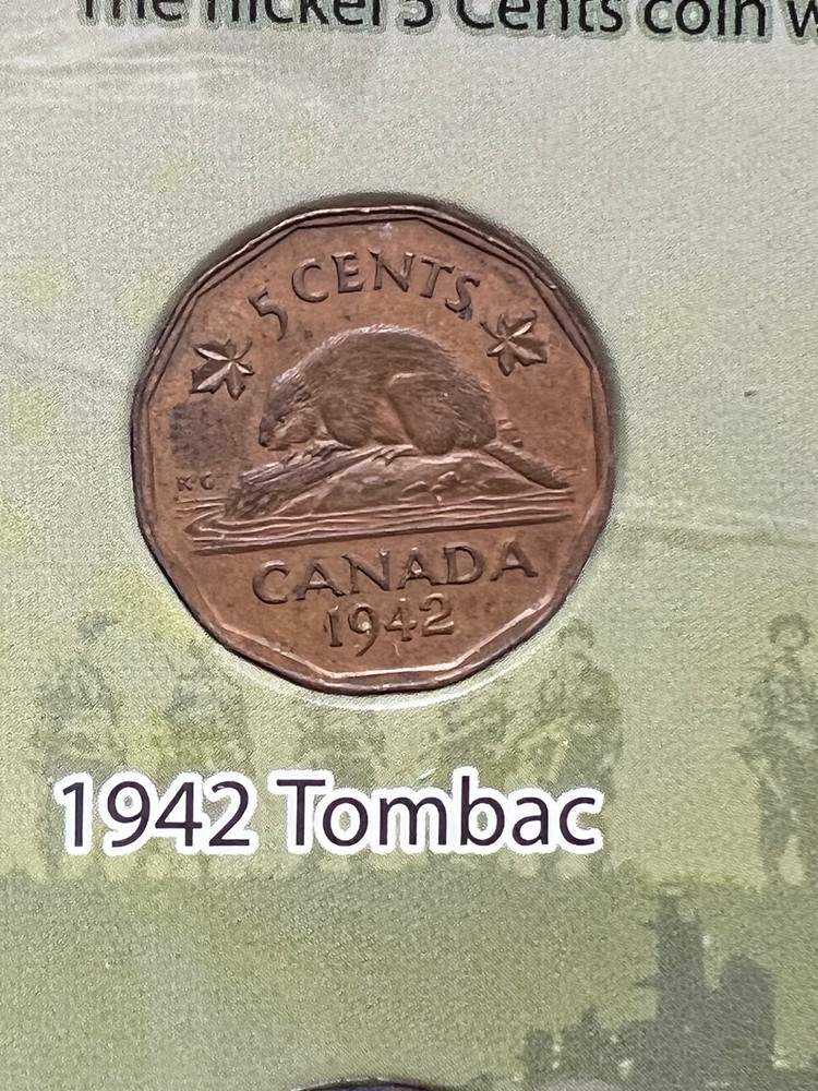 Canada First Commenmorative Mint World War 2 Canada 5cent Collection 2007