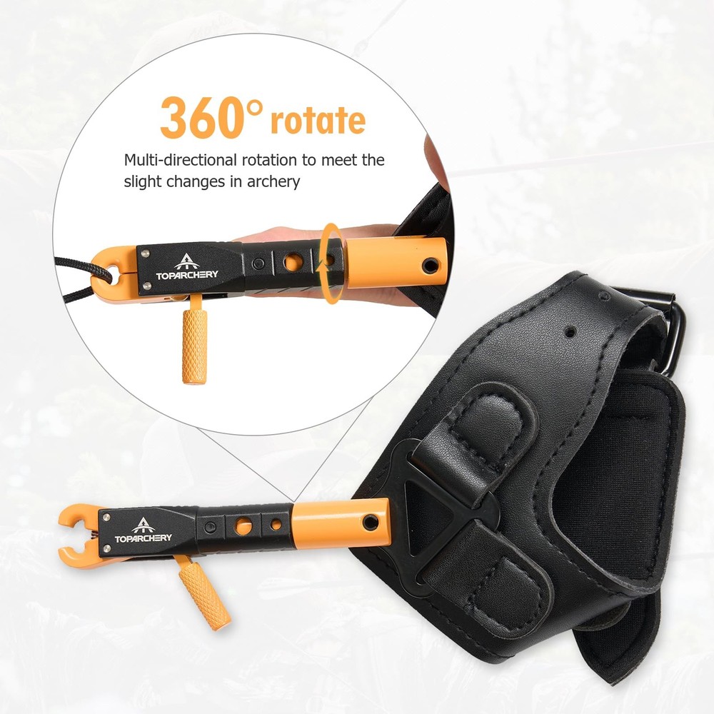 Archery Compound Bow Release Aids Trigger (Orange)