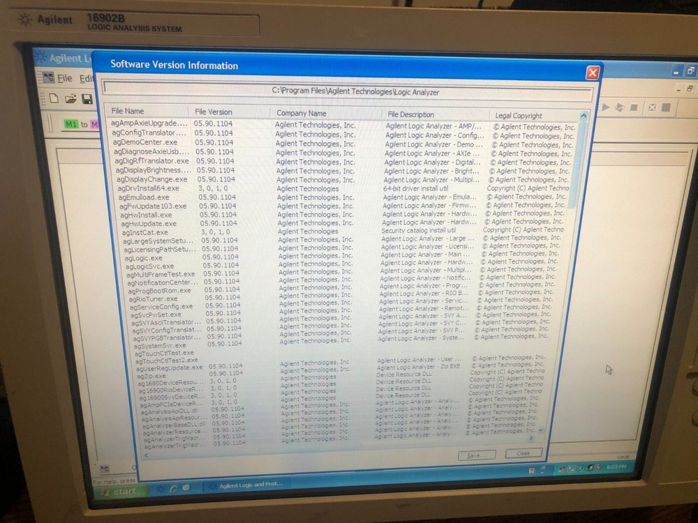 Agilent 16902B Modular Logic Analysis System Mainframe w/o Modules