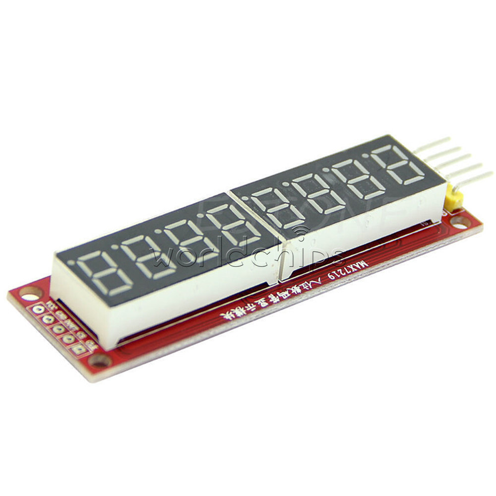 10pcs MAX7219 Red 5V 8-Digit Digital Tube LED Display SPI Control Module