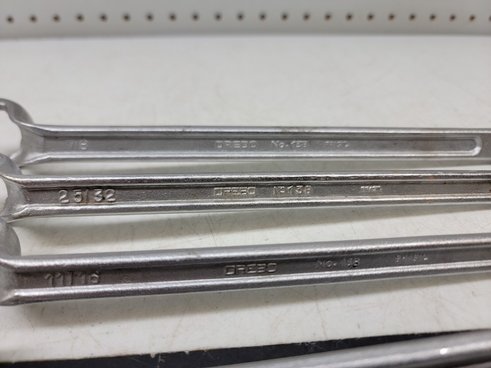 DREBO TOOLS 13B SAE OFFSET BOX END WRENCH SET
