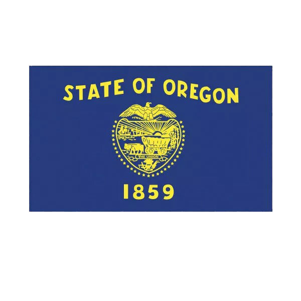 Oregon Flag Sticker Decal