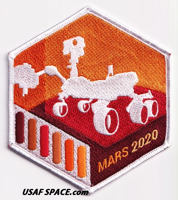 Authentic MARS 2020 PERSEVERANCE- NASA JPL USAF SPACE- 4" -ROVER Mission PATCH