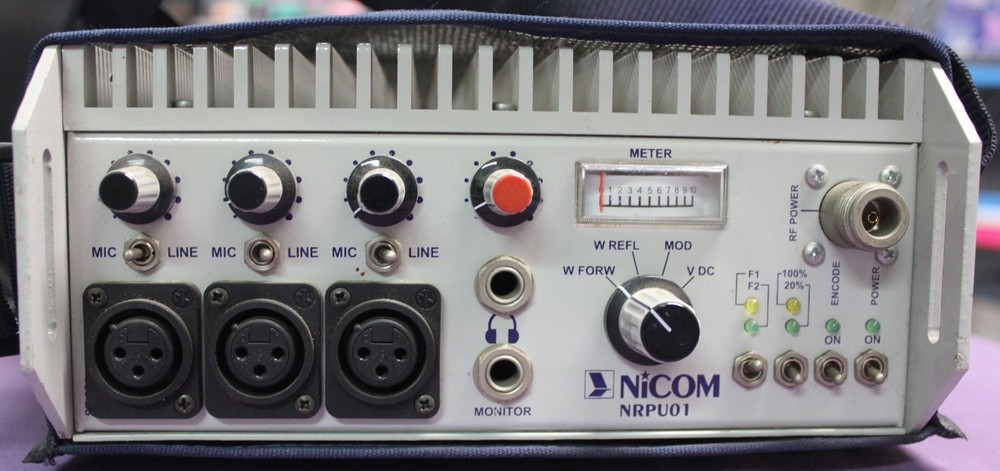 NICOM RPU01 RADIO LINK FOR PORTABLE SHORT LINK FOR INTERVIEWS