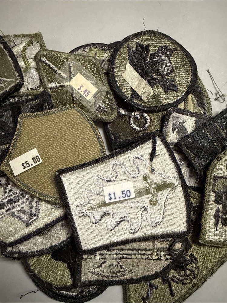 Cold War US Olive Drab Patch 21 Pieces P121