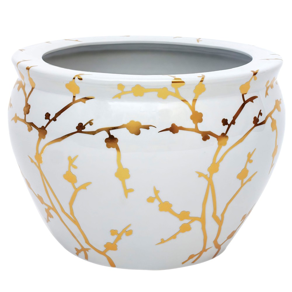 12" Gold Branches Fishbowl
