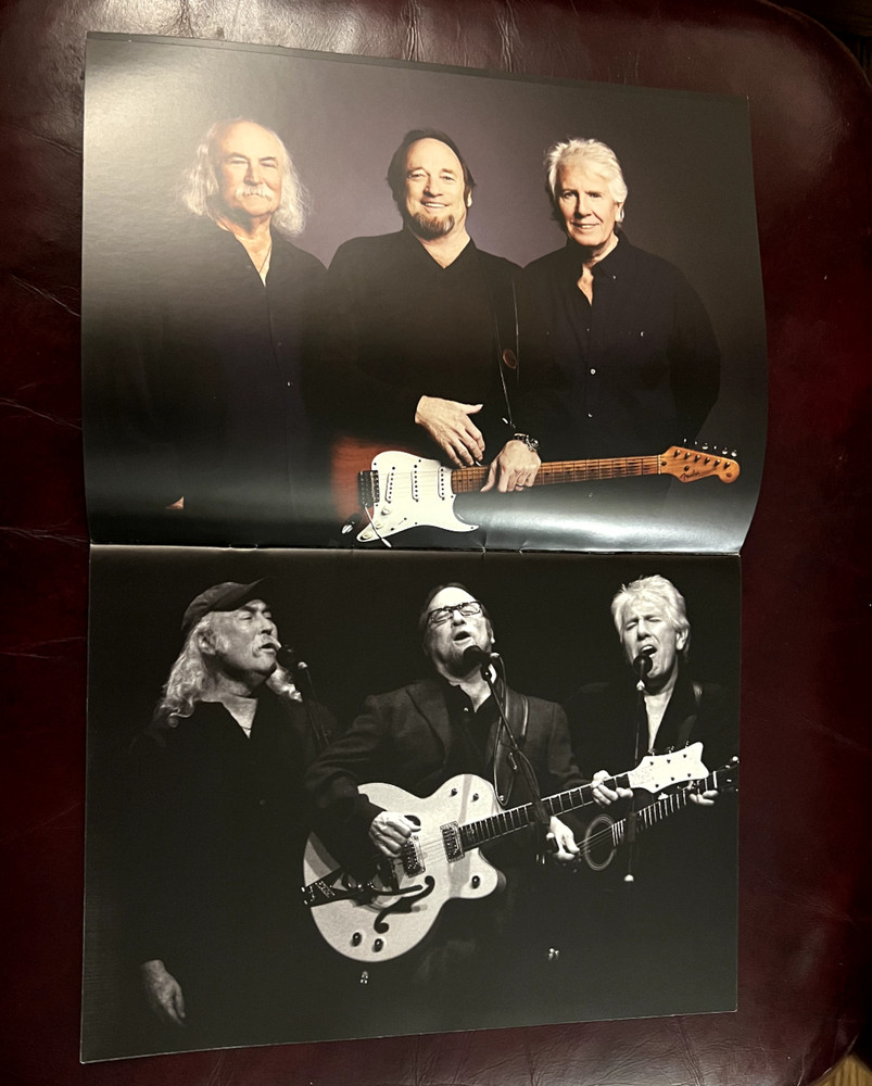 Crosby Stills Nash 2013 Tour Concert Program Book