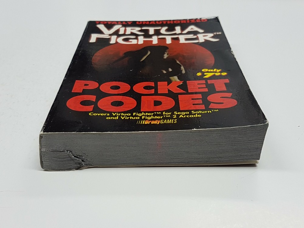 Virtua Fighter Pocket Codes Strategy Guide Pocket Book *DAMAGE TEARS