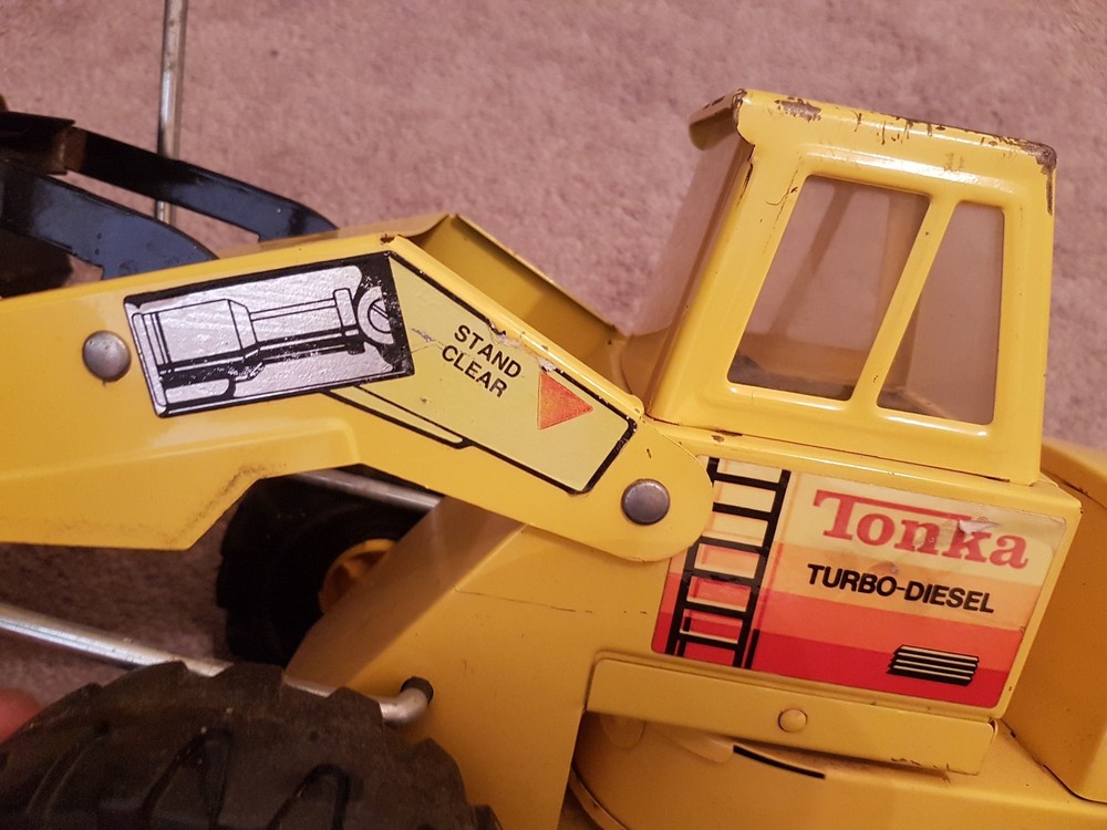 Custom Replacement Decals Stickers for Mighty Loader Tonka Truck