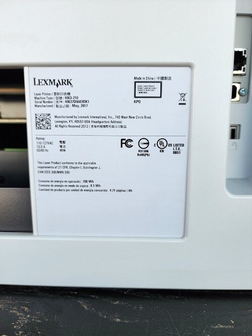 Lexmark MS810n -2Yr Warranty- Laser Printer - Reconditioned - Free Shipping