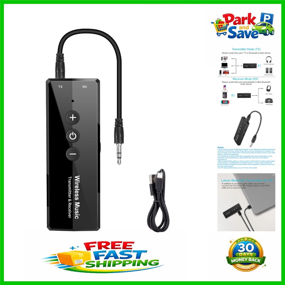 Compact 2026 Bluetooth 5.3 Audio Transceiver: Seamless Wireless Streaming