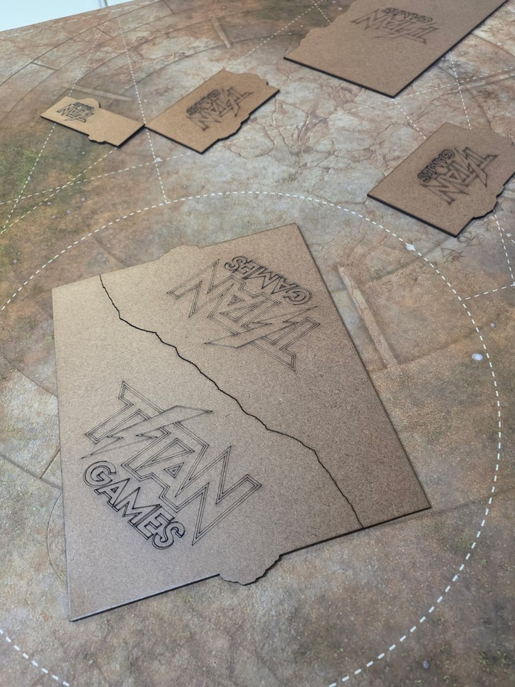COMBO Measuring Tools + Terrain Footprints Warhammer 40k 11th Edition FULL TABLE