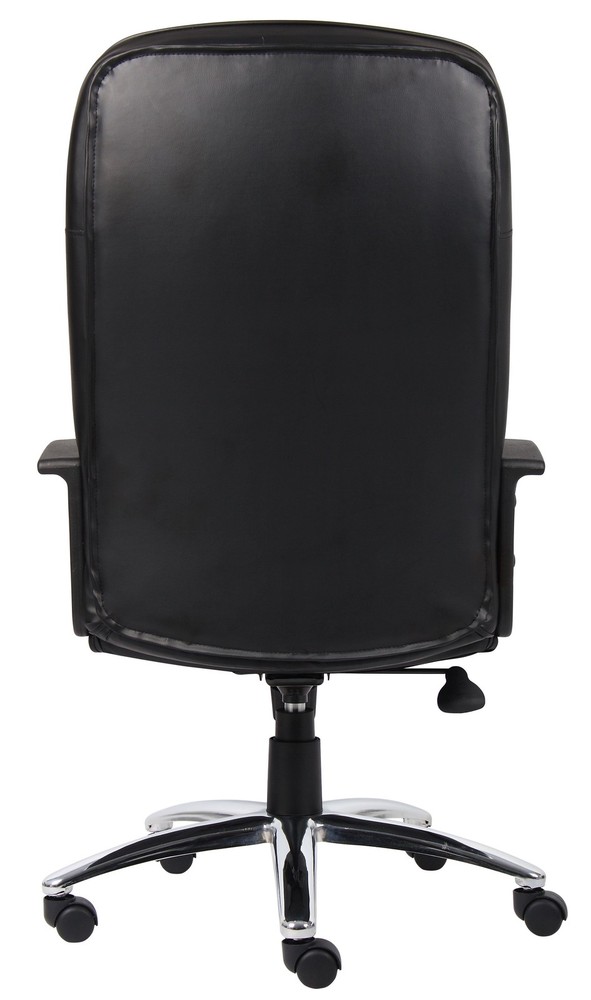 Boss High Back LeatherPlus Chair W/ Chrome Base MODEL # B7301C