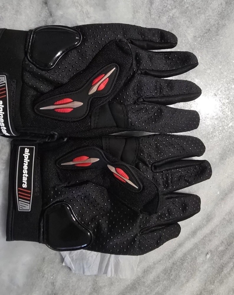 alpinestars motorcycle gloves med.