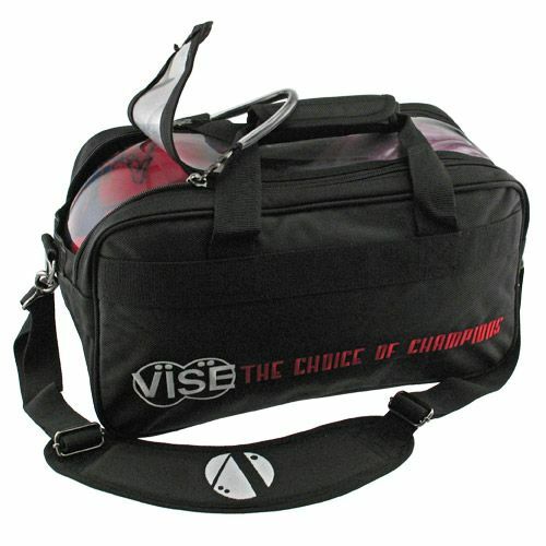 Vise 2 Ball Clear Top Tote Bowling Bag