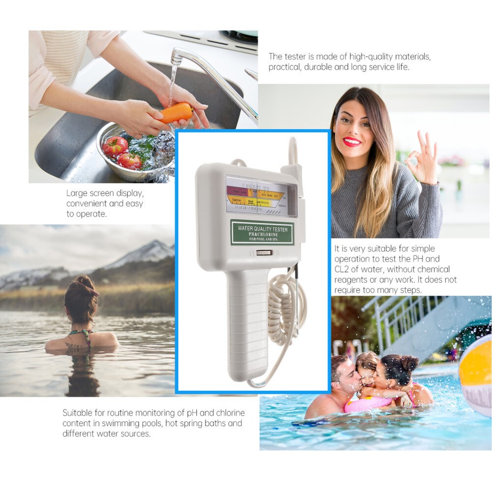 Digital Pool Water Tester for Swimming