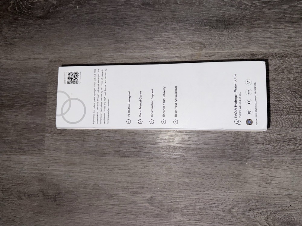 EVOLV HYDROGEN WATER BOTTLE